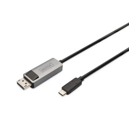 Digitus | Bi-directional Adapter Cable | DB-300334-020-S | USB-C to DP Display Port