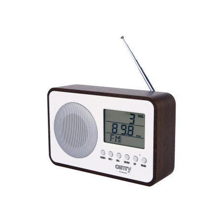 Camry | Digital Radio | CR 1153 | 5 W | White/woden