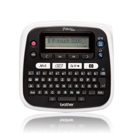 Brother PT-D200BWVP label printer Thermal transfer 180 x 180 DPI 20 mm/sec TZe