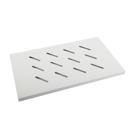 Lanberg shelf for wall-mounted 19" rack cabinets 450 mm 1U grey AK-1001-S