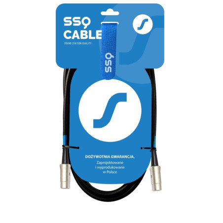 SSQ MIDI1 SS-1417 Cable MIDI (5-pin) - MIDI (5-pin) 1 m Black