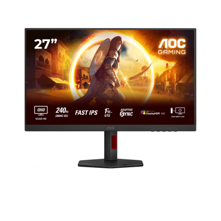 AOC G4 Q27G4ZR computer monitor 68.6 cm (27") 2560 x 1440 pixels Quad HD LED Black, Red