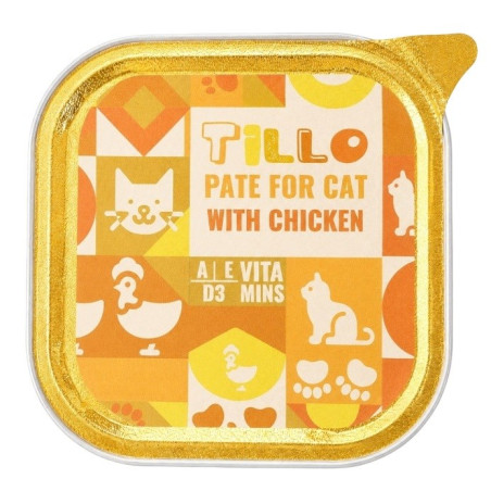 TILLO Pate Chicken  - wet cat food - 100g