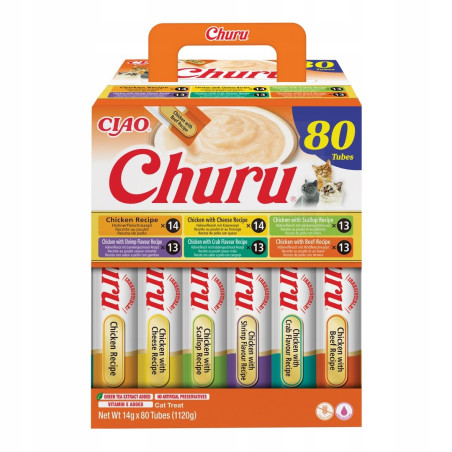 INABA Churu Chicken mix - cat treats - 80x14g