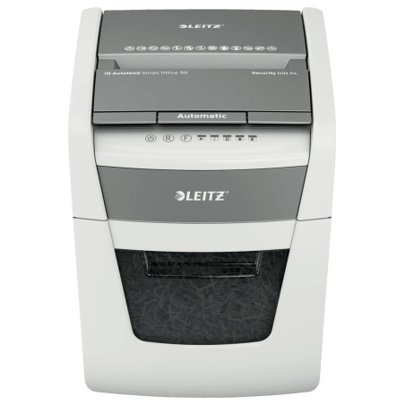 Leitz IQ Autofeed Small Office 50X Automatic Paper Shredder P4