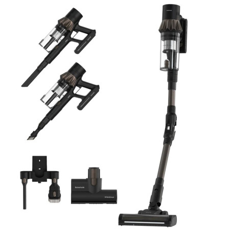 Taurus Homeland X9 Pro Pet & Car Cordless Stick Vacuum Cleaner Battery-powered Dry HEPA Bagless 0.7 l 615 W Black, Brown 2.5 Ah