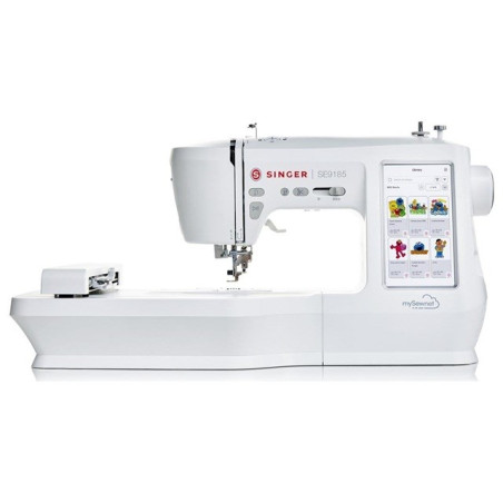 SINGER Sewing machine embroidery machine SE 9185 WiFi Electric current White
