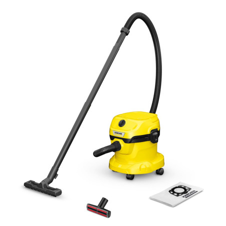 Vacuum cleaner Kärcher WD 2 PLUS V-12/4/18 PET 12 l 1000 W (1.628-017.0) Black, Yellow