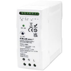 Qoltec 50884 DIN Rail Power...