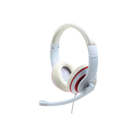 HEADSET STEREO WHITE/MHS-03-WTRD GEMBIRD