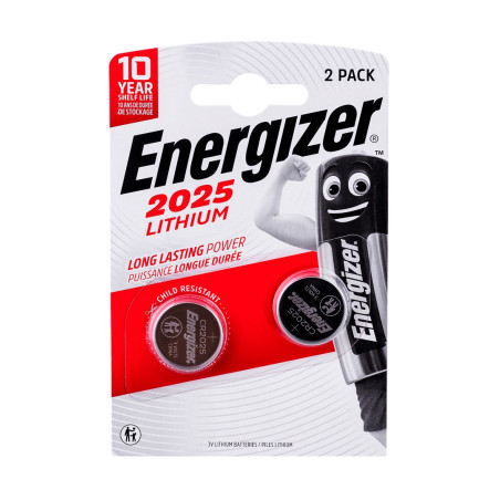 ENERGIZER BATTERY SPECIALIZED CR2025/2, 3V, ECO