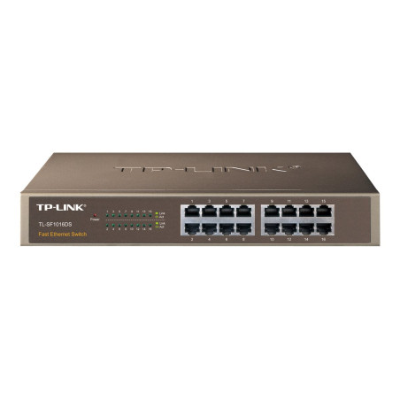 Switch|TP-LINK|16x10Base-T / 100Base-TX|TL-SF1016DS
