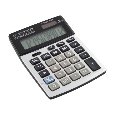 Esperanza ECL102 calculator  Black, Silver