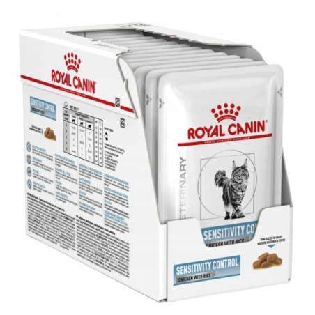 ROYAL CANIN Sensitivity Control Chicken Gravy - wet cat food - 12 x 85g