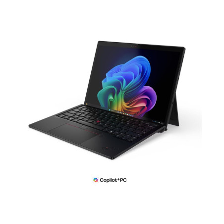 Lenovo ThinkPad X13 Detachable G1 Intel | Black | 13 " | IPS | Touchscreen | 2.8K | 2880 x 1920 pixels | Intel Core Ultra 5 | 332 | 32 GB | Soldered LPDDR5X | Solid-state drive capacity 512 GB | Intel Graphics | Windows 11 Pro | 802.11be | Bluetooth version 5.4 | 5G | Keyboard language English | Keyboard backlit | Warranty 36 month(s) | Battery warranty 12 month(s)