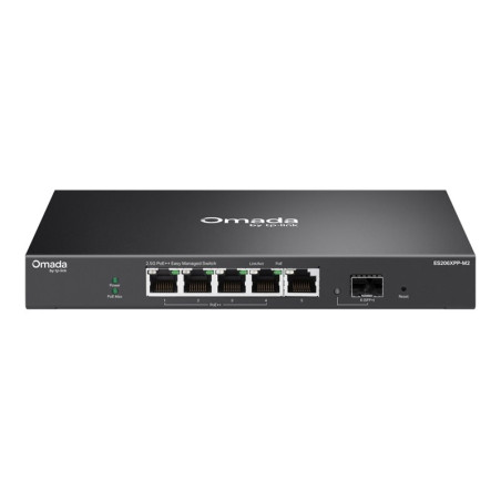 TP-LINK ES206XPP-M2 Omada 5-Port 2.5G BASE-T and 1-Port 10GE SFP+ Easy Managed Switch with 4-Port PoE++ | TP-LINK