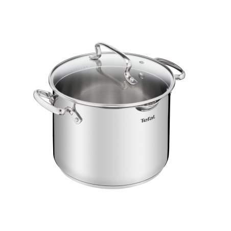 TEFAL | Pot | G7197955 Duetto+ | 6.1 L | Stainless steel | Dishwasher proof | Lid included | Stainless steel