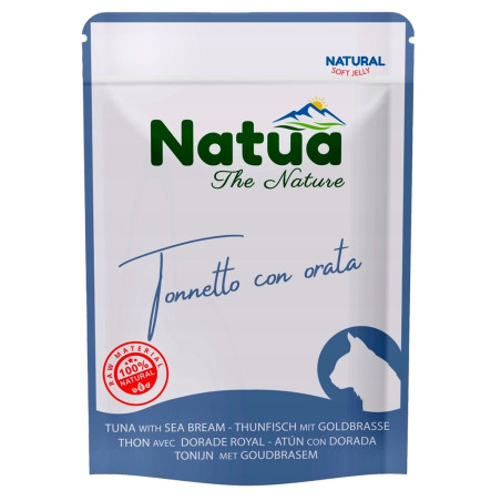 NATUA tuna with sea bream - wet cat food - 70g