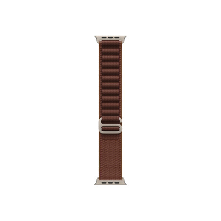 APPLE 49mm Burgundy Alpine Loop - Small - Natural Titanium Finish | Apple