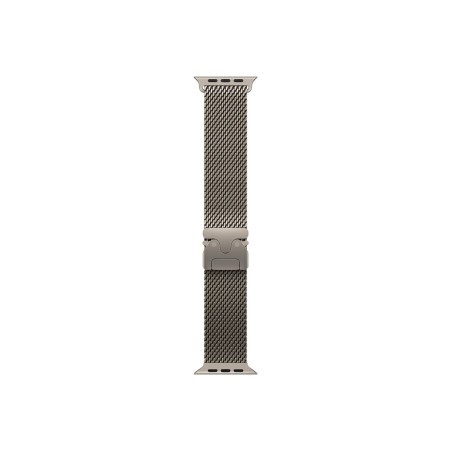 APPLE 49mm Natural Titanium Milanese Loop - Small | Apple
