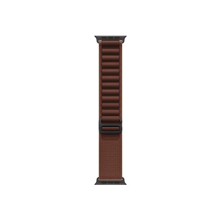 APPLE 49mm Burgundy Alpine Loop - Large - Black Titanium Finish | Apple