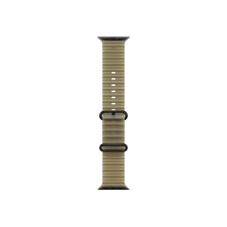 APPLE 49mm Translucent Kelp Ocean Band - Black Titanium Finish | Apple