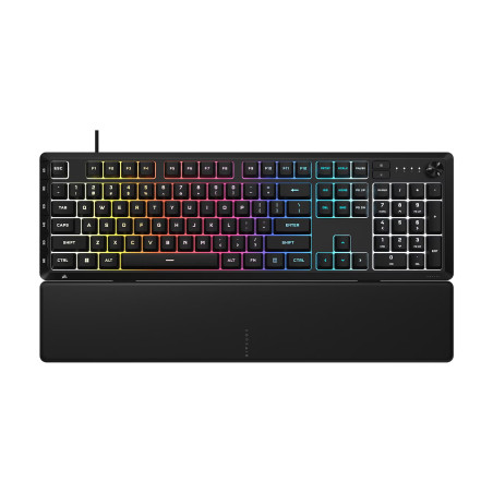 CORSAIR SKIFF 100 PLUS Wired RGB Membrane Gaming Keyboard, 10-Zoned RGB LED | Corsair