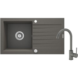 Granite sink with 1-bowl...