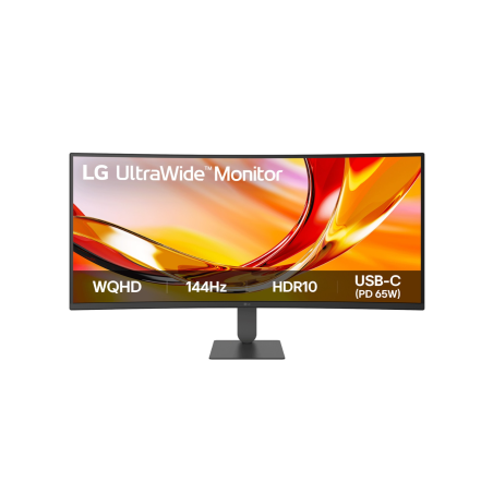 LG | 34U640B-B UltraWide | 34 " | VA | WQHD | 21:9 | 144 Hz | 5 ms | 3440 x 1440 pixels | 300 cd/m² | HDMI ports quantity 2