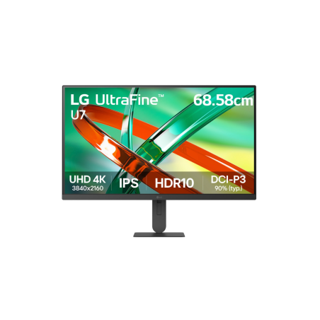 LG | 27U710B-B UltraFine | 27 " | IPS | UHD | 16:9 | 60 Hz | 5 ms | 3840 × 2160 pixels | 300 cd/m²