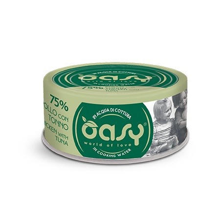 OASY More Love Chicken with tuna - wet cat food - 70g