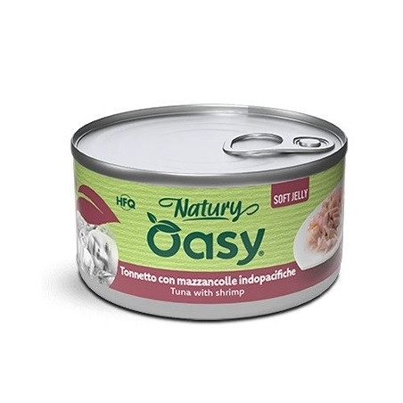 OASY Natury Soft Jelly Tuna with shrimp - wet cat food - 150g