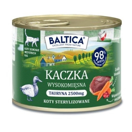 BALTICA Smaki regionów Duck - wet cat food - 185g