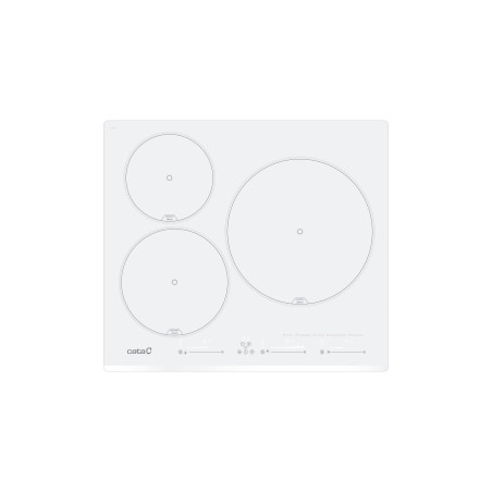 CATA Hob | INSB 6003E2 WH | Induction | Number of burners/cooking zones 3 | Slider touch | White