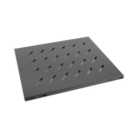 Lanberg 19" fixed shelf 1U/465x515mm, max load capacity up to 120kg | AK-1003-B | Black