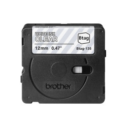 Brother BTAG-135 | White on...