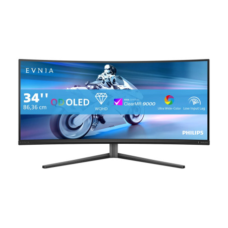 Philips | 34M2C6500/00 Evnia 6000 | 34 " | LED | WQHD | 21:9 | 175 Hz | 0.03 ms | 3440 x 1440 pixels | HDMI ports quantity 2