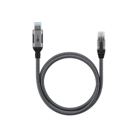 Goobay | USB-A 3.0 to RJ45 Ethernet Cable, 1 m | 70299
