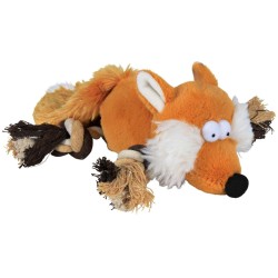 Trixie Fox Toy with Rope 34...