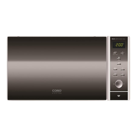 Caso | Microwave oven with Grill | MG 25 | Free standing | 900 W | Grill | Silver/Black