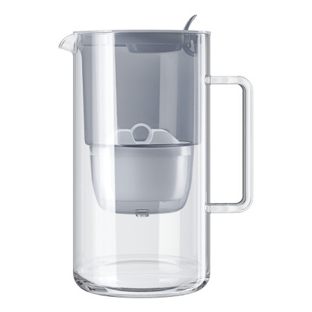 AQUAPHOR Glass Maxfor+ Mg Pitcher water filter 2.5 L Grey, Transparent