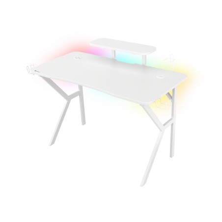 Genesis | Gaming Desk | Holm 320 RGB | White