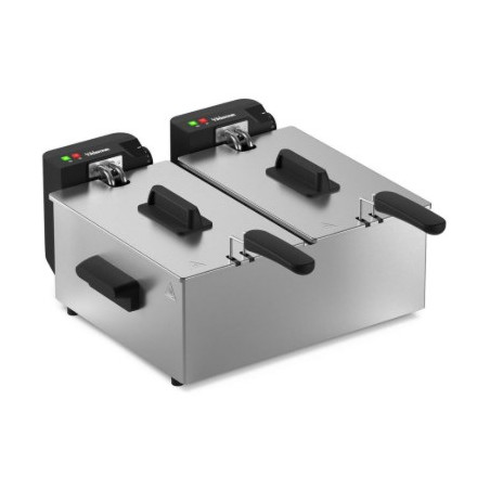Tristar Double deep fryer | FR-9342 | Power 3600 W | Capacity 6 L | Silver