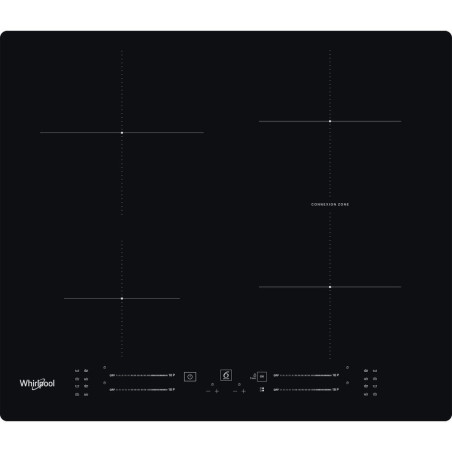 Whirlpool WB S2560 NE Black Built-in 59 cm Zone induction hob 4 zone(s)