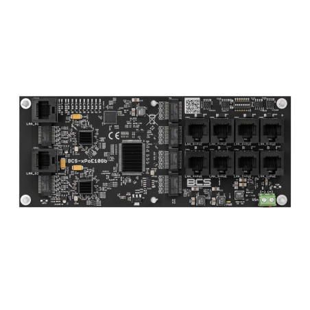 BCS BCS-XPOE10GB-II network switch Unmanaged Fast Ethernet (10/100) Power over Ethernet (PoE) Black