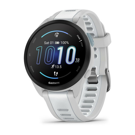 Garmin Forerunner 165 Music 3.05 cm (1.2") AMOLED 43 mm Digital 390 x 390 pixels Touchscreen Grey GPS (satellite)