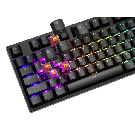 Keyboard GENESIS THOR 404 USB QWERTY Black