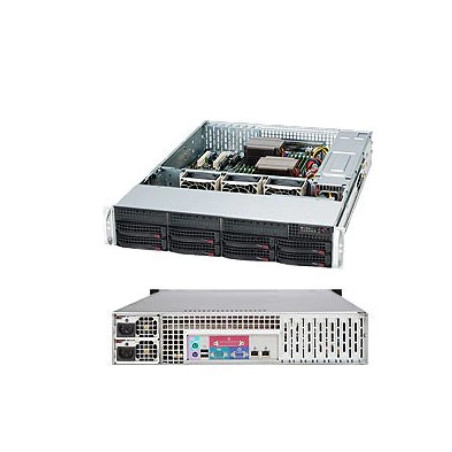 Supermicro 2U 8x3.5" hot-swap SAS/SATA 2x800W Titanium level