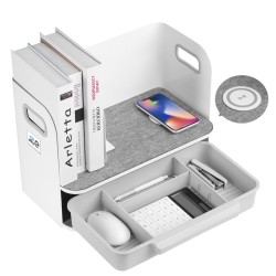 Desk organizer with drawer...