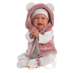 Laughing baby doll Mimi 42 cm